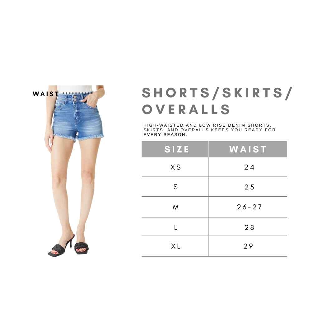 Risen Shorts Size Chart